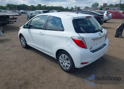 2012 Toyota Yaris L из США, поврежденный, VIN JTDJTUD36CD516691